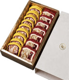 Banane mit Mandel und Kirsche mit Pistazie — Premium Turkish Delight Set