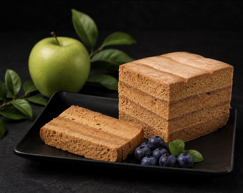 Apfel-Heidelbeer-Fruchtgummi ohne Zuckerzusatz